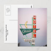 Rt 66 Tulsa  Motel Sign Briefkaart (Voorkant / Achterkant)