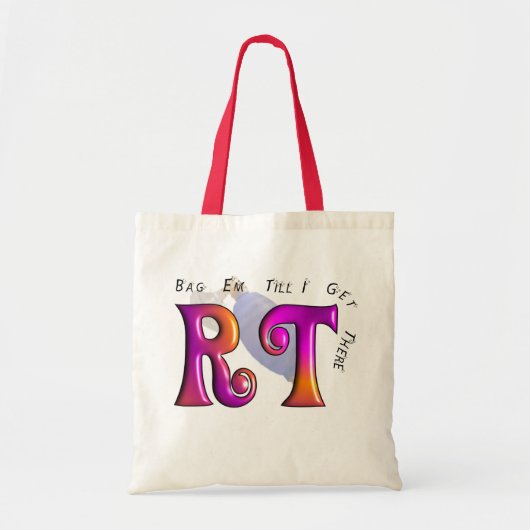 RT "Bag Em tot ik er ben" — Geschenken Tote Bag (Voorkant)