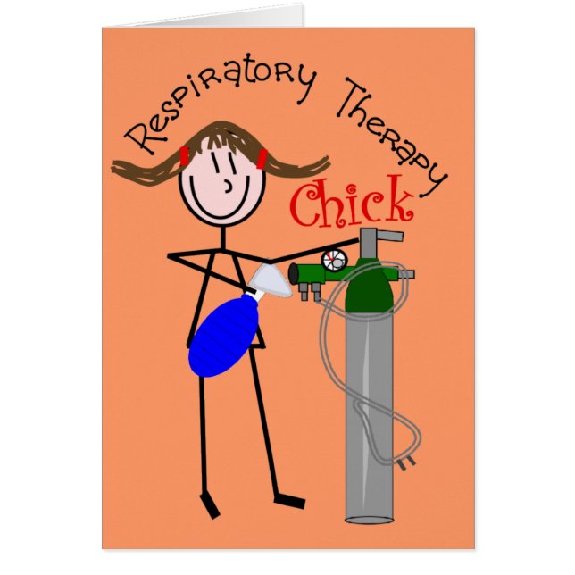 RT Chick O2 Tank en Ambu Bag Stick People (Voorkant)