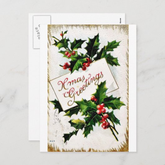 rt feestdagenkaart (Voorkant / Achterkant)