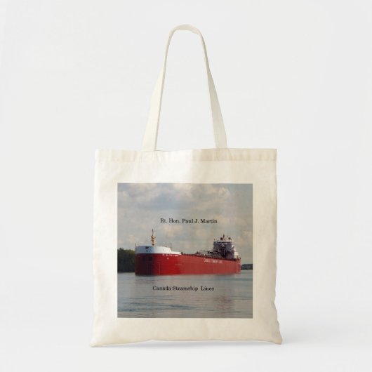Rt Hon Paul J. Martin canvas tas (Voorkant)