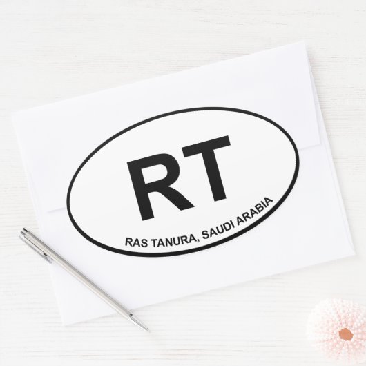 RT Ovale Sticker (Envelop)