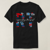 RT Patriottisch 4 juli VS Vlag Onafhankelijkheidsd T-shirt (Design voorkant)