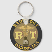 RT RADIOLOGY TECHNICIAN BADGE - LOGO SLEUTELHANGER (Voorkant)