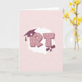 RT Respiratory Therapist Afstuderen Kaart (Gele Bloem)