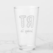 RT RT-radiotechnicus röntgenfoto's van radiologie  Glas (Achterkant)