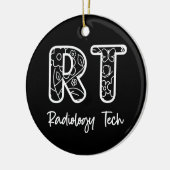 RT RT-radiotechnicus röntgenfoto's van radiologie Keramisch Ornament (Links)