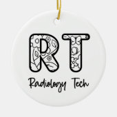 RT RT-radiotechnicus röntgenfoto's van radiologie  Keramisch Ornament (Voorkant)