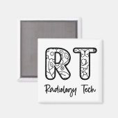 RT RT-radiotechnicus röntgenfoto's van radiologie Magneet (Voorkant / Achterkant)