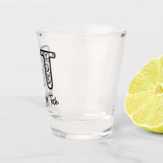 RT RT-radiotechnicus röntgenfoto's van radiologie Shot Glas (Rechts)