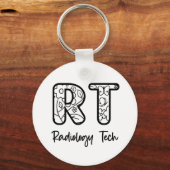 RT RT-radiotechnicus röntgenfoto's van radiologie  Sleutelhanger (Voorkant)