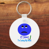 RT Student IM VERLIEZEN MIJN MIJN MIJN GROTE BLAUW Sleutelhanger (Voorkant)