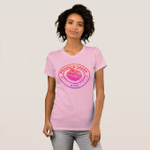 RT Vrouwen V-hals T-shirt (Voorkant volledig)