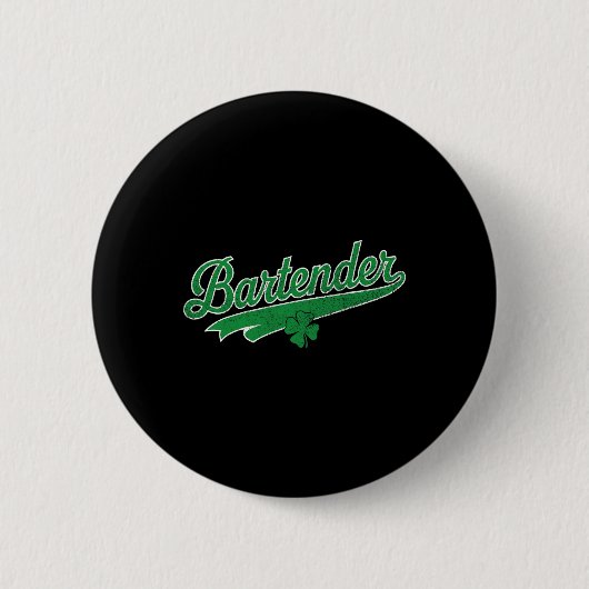 Rtending Rtender Bier Shamrock Iers St. Patrick's Ronde Button 5,7 Cm (Voorkant)
