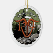RTF-Logo- en Mission Statement-Ornament Keramisch Ornament (Rechts)