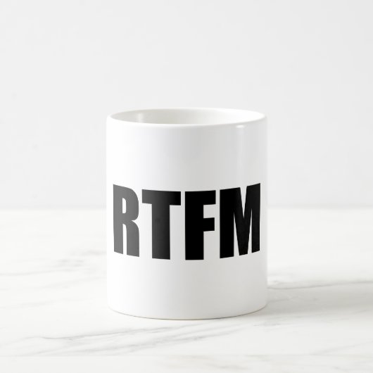 RTFM - Advies over een mok (Center)