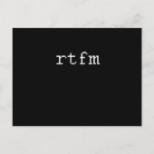 RTFM BRIEFKAART (Voorkant)