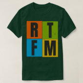 RTFM Lees de FKIN Manual T-shirt (Design voorkant)