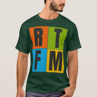 RTFM Lees de FKIN Manual T-shirt