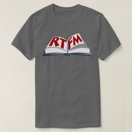 RTFM Manual T-shirt (Design voorkant)