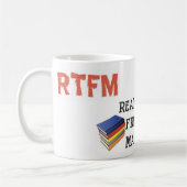RTFM-mok2, RTFM-mok1, RTFM-mok3, RTFM-mok4 Koffiemok (Links)