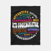 Rti Coördinator Interventie Docent Schoolteam S Fleece Deken (Voorkant)