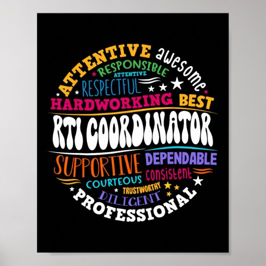 Rti Coördinator Interventie Docent Schoolteam S Poster (Voorkant)