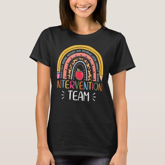Rti Team Response Intervention Teacher School Team T-shirt (Voorkant)