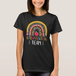 Rti Team Response Intervention Teacher School Team T-shirt