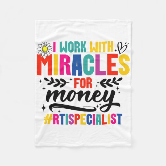 Rti Team Rti Crew Miracle Response Intervention Te Fleece Deken (Voorkant)