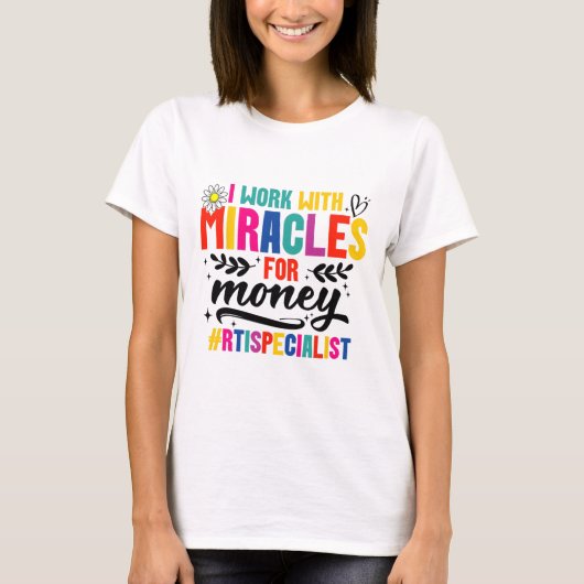 Rti Team Rti Crew Miracle Response Intervention Te T-shirt (Voorkant)