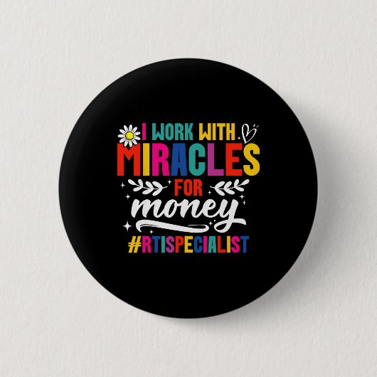 Rti Team Rti Crew Mirakel Respons Interventie Te Ronde Button 5,7 Cm (Voorkant)