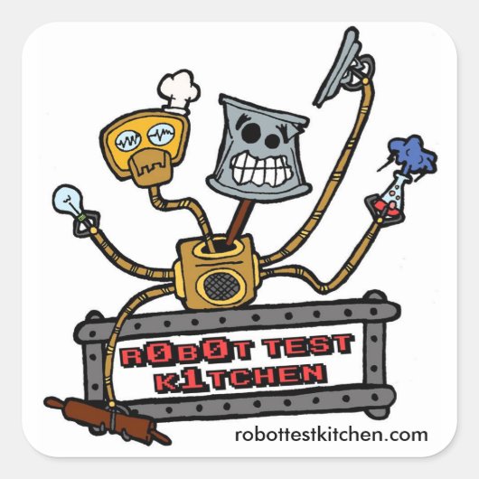 RTK-Stickers Vierkante Sticker (Voorkant)