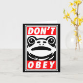 Rtland Frog Don't Obey  Kaart (Gele Bloem)