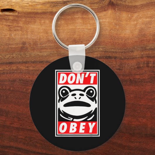 Rtland Frog Don't Obey  Sleutelhanger (Voorkant)
