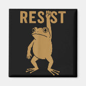 Rtland Frog Funny City Art - Rtland Frog Protest  Magneet (Voorkant)