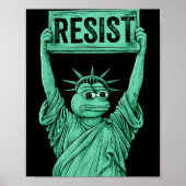 Rtland Frog Funny City Art - Rtland Frog Protest Poster (Voorkant)