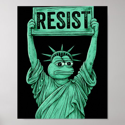 Rtland Frog Funny City Art - Rtland Frog Protest  Poster (Voorkant)