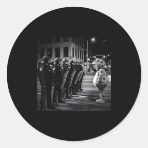 Rtland Kikker Protest Meme Kikker Viraal Voor Mann Ronde Sticker