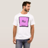 Ru - Rubens Grappige Chemie Element Symbool T-shir T-shirt (Voorkant volledig)