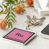 Ru - Rumpelstiltskin Grappig Chemie Element T-shir Sleutelhanger (Zijkant)
