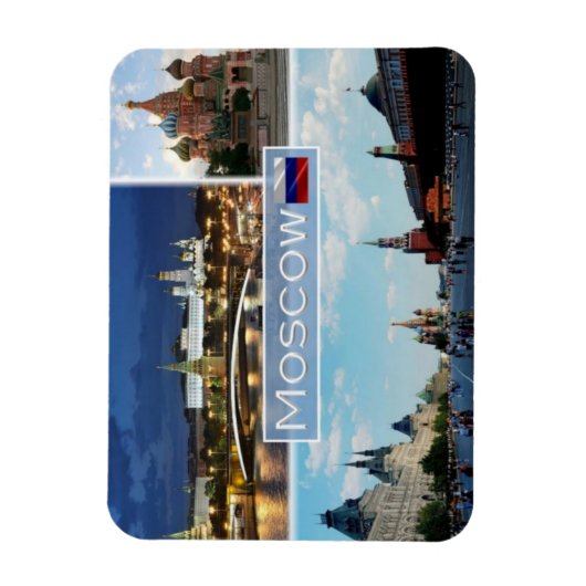 RU Rusland - Moskou - Magneet (Verticaal)