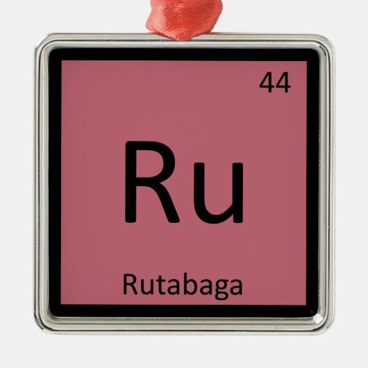 Ru - Rutabaga Planningstabel Metalen Ornament (Voorkant)