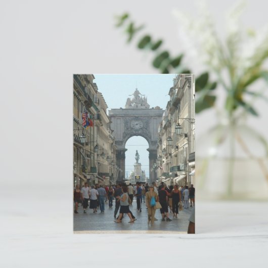 Rua Augusta - Lissabon Briefkaart (Staand voorkant)