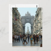 Rua Augusta - Lissabon Briefkaart (Voorkant / Achterkant)