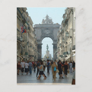 Rua Augusta - Lissabon Briefkaart