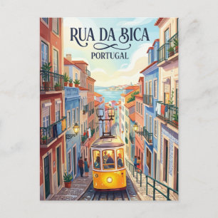 Rua da Bica de Duarte Belo Portugal Briefkaart