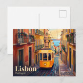 Rua da Bica Portugal Briefkaart (Voorkant / Achterkant)