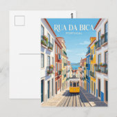 Rua da Bica Portugal Briefkaart (Voorkant / Achterkant)