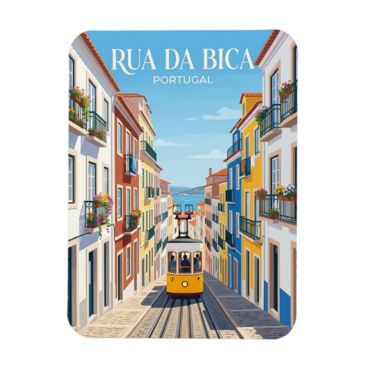 Rua da Bica Portugal Magneet (Verticaal)